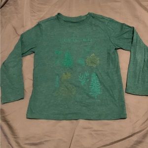 Long Sleeve Evergreen Tree Shirt Kids XS